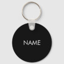 Search for add your own name keychain key rings Black