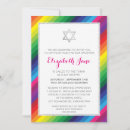 Search for rainbow stripe invitations Girly