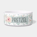 Search for floral pet bowls Girly