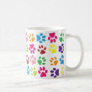 Search for animal tracks mugs Paws