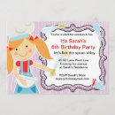 Search for kids cooking party invitations Girls