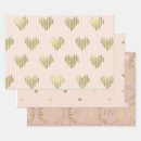 Search for gold foil wrapping paper Hearts