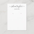 Search for white display cards Earring