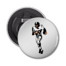 Search for football bottle openers Black and white