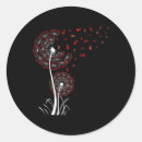 Search for heart disease ribbon stickers Red