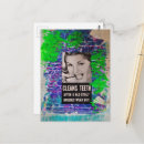 Search for toothbrushes postcards Green