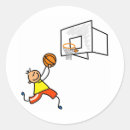 Search for kids basketball stickers Boy