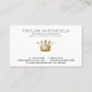 Search for crown business cards Simple