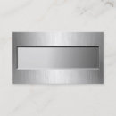 Search for aluminum business cards Construction