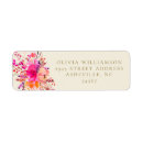 Search for floral bridal return address labels Botanical