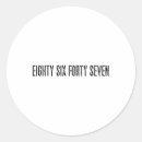 Search for eighty six stickers President
