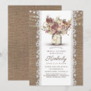 Search for burlap bridal shower invitations Vintage