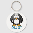 Search for funny penguins rounded key rings Birds