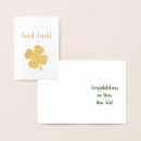 Search for irish luck cards Four leaf clover