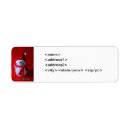 Search for seasons greeting return address labels Red