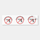 Search for criminals bumper stickers Gun