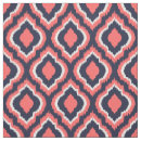 Search for navy and coral fabric Pattern