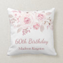 Search for 60th birthday cushions Pink