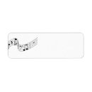 Search for musical return address labels Score