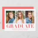 Search for coral graduation invitations High school