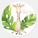 Search for watercolor giraffe stickers Birthday