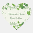 Search for shamrock heart stickers Green