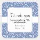 Search for 70th seventy 70 years old stickers 70th birthday party