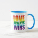 Search for love will always win mugs Lgbt