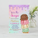 Search for ice cream birthday invitations Lolly