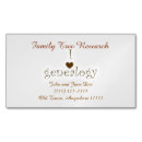 Search for genealogy business cards Tree