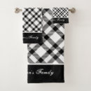 Search for tartan towels Buffalo plaid