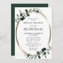Search for metallic bridal shower invitations Foliage