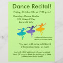 Search for recital flyers Ballet