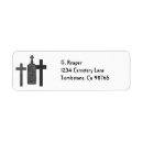 Search for cemetery return address labels Graveyard