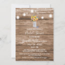 Search for mason jar bridal shower invitations Country