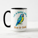 Search for macaw mugs Blue and gold macaw