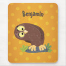 Search for funny owl mousepads Cartoon