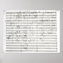 Search for musical score posters Beethoven