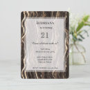 Search for chocolate brown and gold invitations Chic