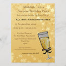 Search for toast birthday invitations Champagne