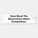 Search for the government hates competition bumper stickers Funny