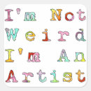 Search for creative typography stickers Artistic