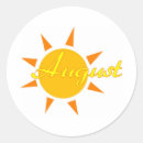 Search for august stickers Sun