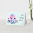 Search for octopus birthday cards Sea creature