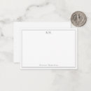 Search for wedding invitations grey note cards Monogrammed