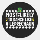 Search for dancing leprechaun stickers Irish