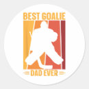 Search for hockey dad stickers Goalie