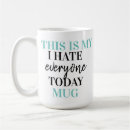 Search for hate everyone mugs Black