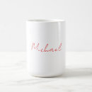 Search for red and white coffee mugs For him