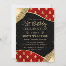 Search for gingerbread birthday invitations Red